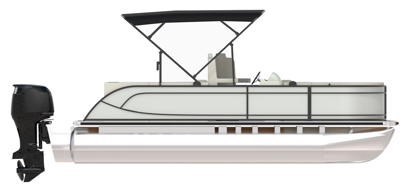 Voyager 22 de profil, coloris blanc
