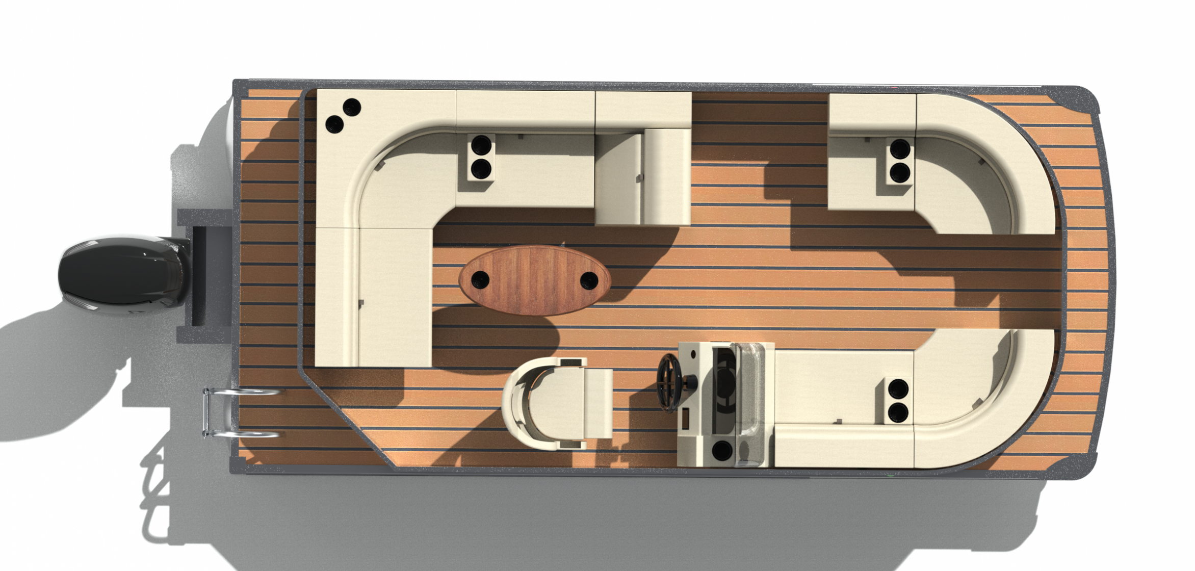 Plan de pont du Voyager 17, configuration Standard