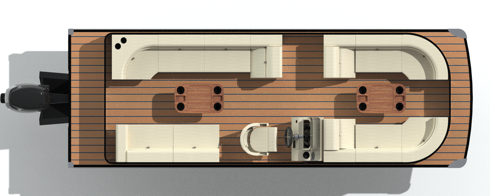 Plan de pont de l’Explorer 25, configuration Standard