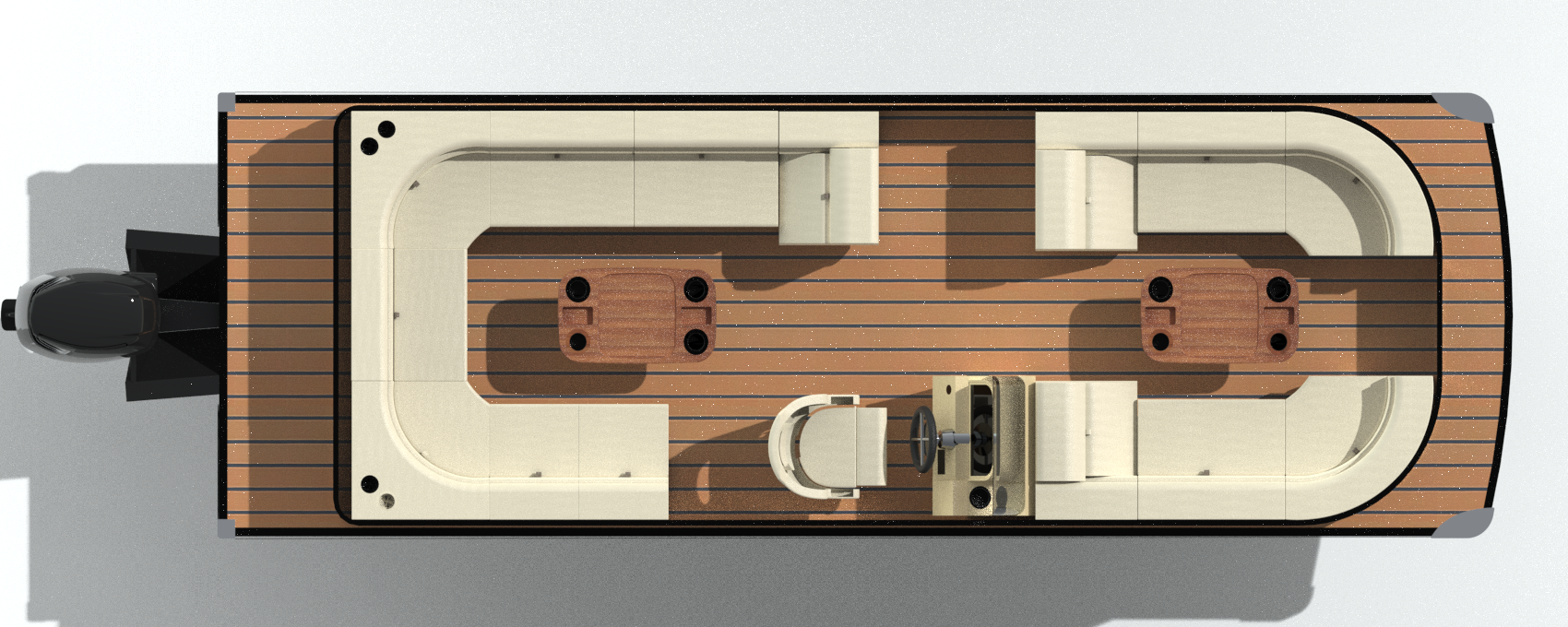 Plan de pont du Voyager 25, configuration Max
