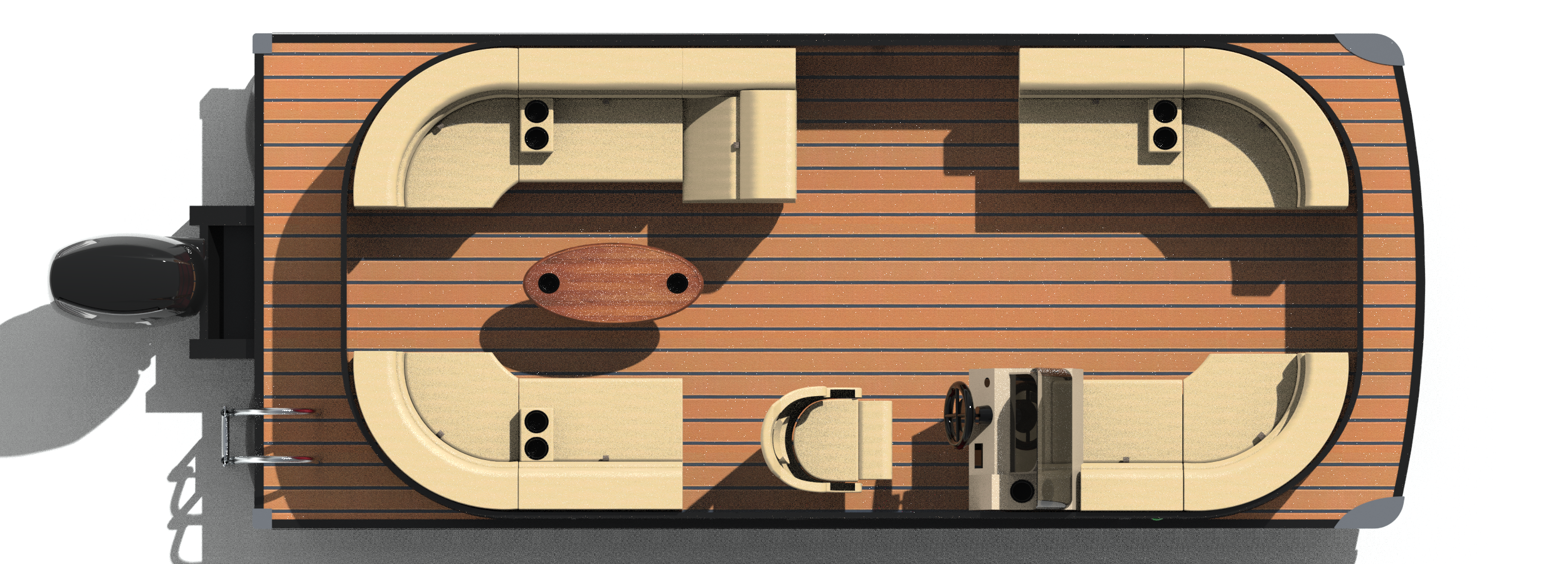 Plan de pont du Voyager 19, configuration Standard