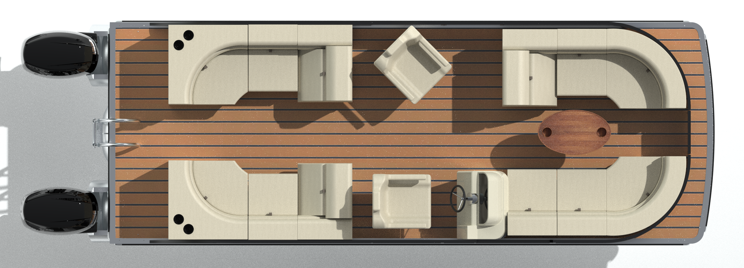Plan de pont du Voyager 22, configuration Standard