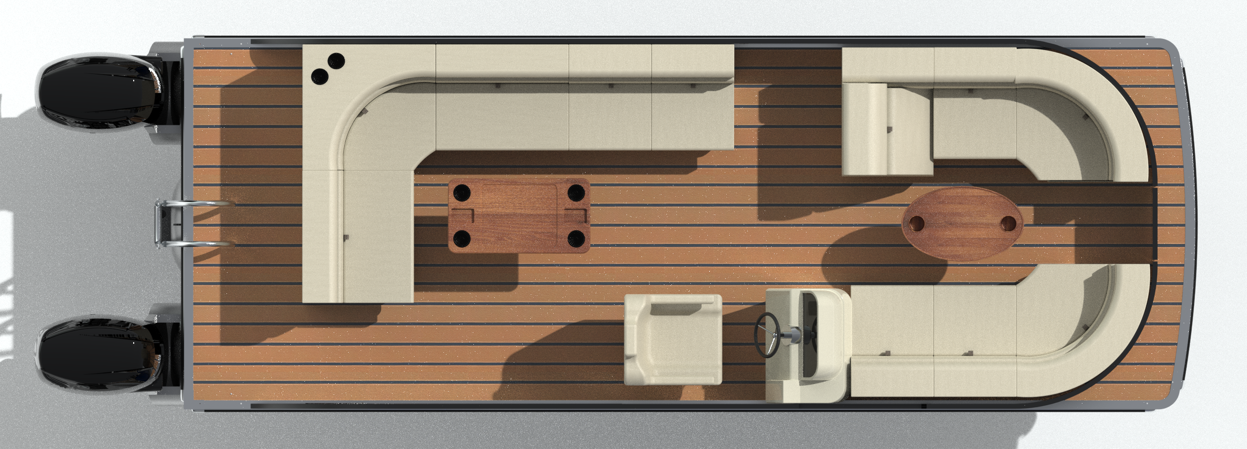 Plan de pont du Voyager 22, configuration Max