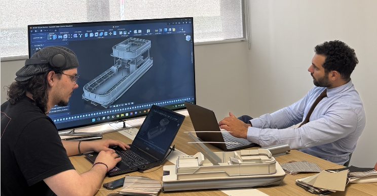 pontoon boat sur-mesure
